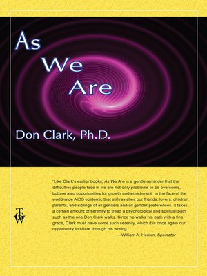 cover image of As We Are